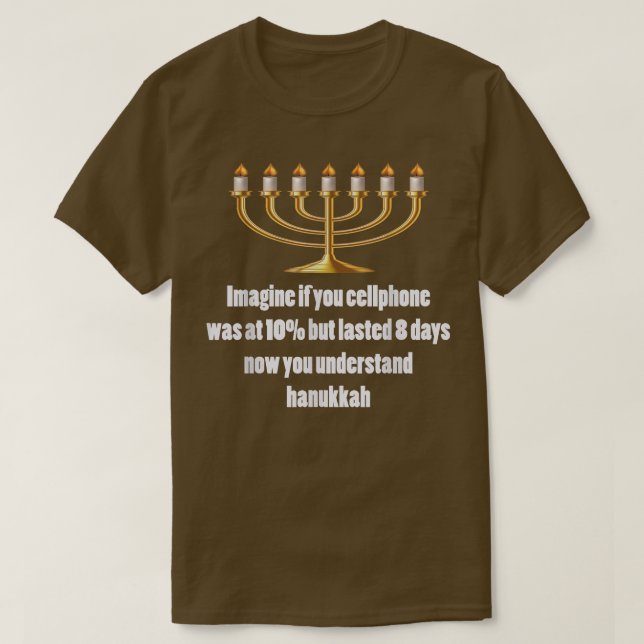Camiseta Chanukah  Sarcastic Funny Happy Hanukkah Chanukah  (Diseño del anverso)