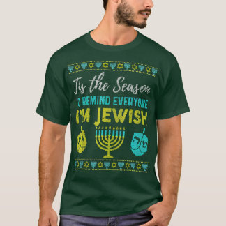 Camiseta Chanukkah Divertido Esta Es La Temporada Para Reco