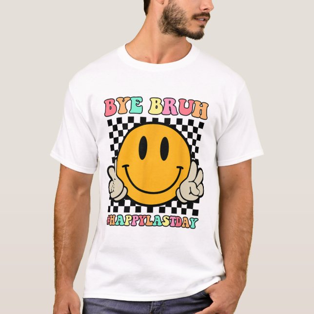 Camiseta Chao Chao Bruh Profesor Feliz Día De La Escuela Su (Anverso)