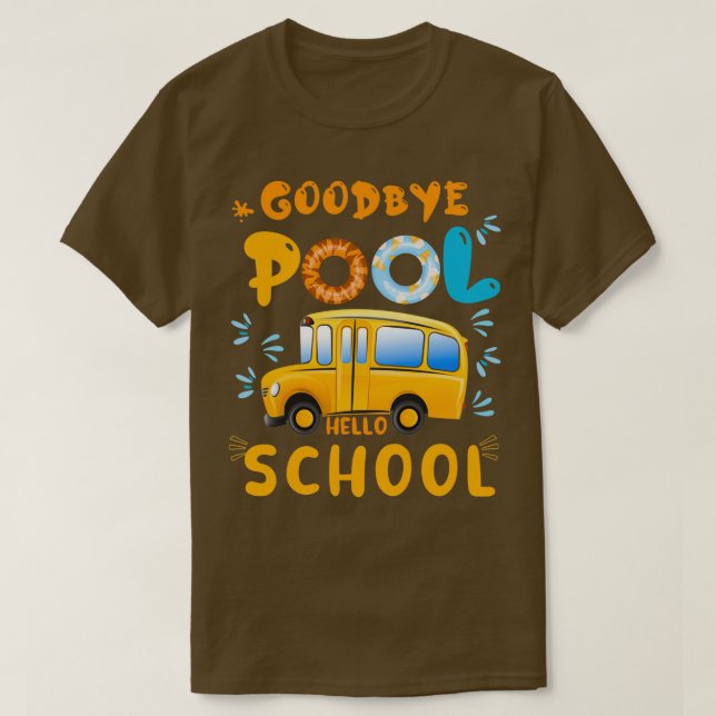 Camiseta Chao de chofer de autobús escolar (Diseño del anverso)