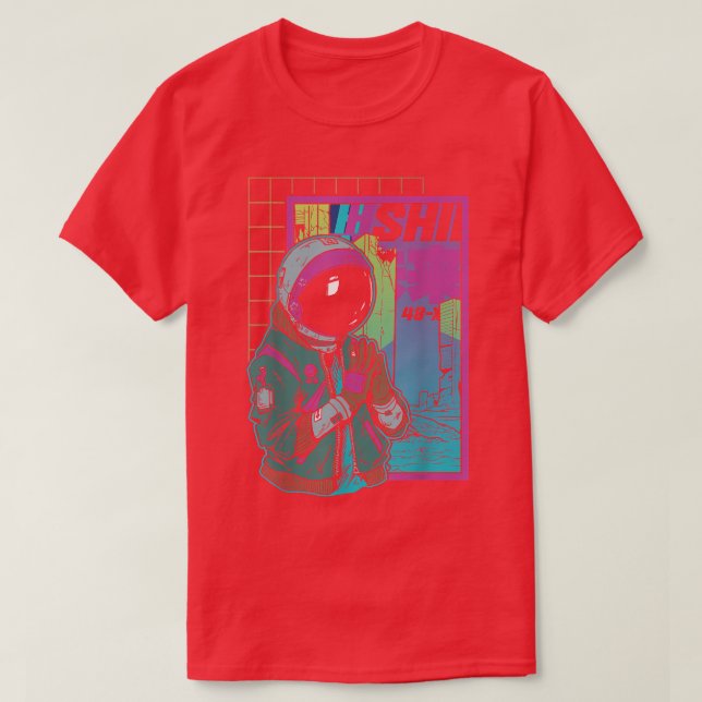 Camiseta Chaos Astronaut Punk Spaceman  (Diseño del anverso)