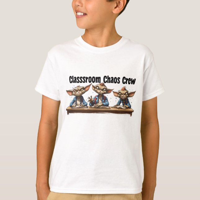 Camiseta Chaos Crew de aula (Anverso)
