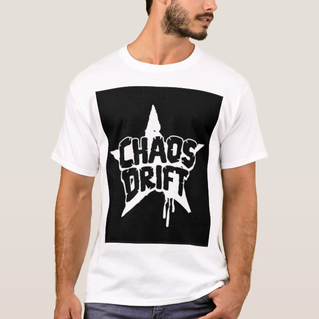 Camiseta Chaos Drift Graphic T-Shirt – Street Racing & Drif (Anverso)