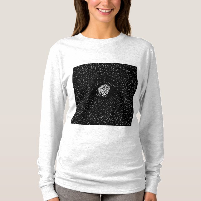 Camiseta Chaos in a Sundress — Dark Splatter Scribble (Anverso)
