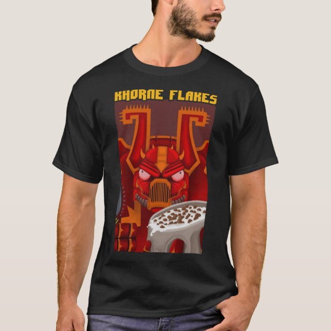 Camiseta CHAOS KHORNE FLAKES Essential T-Shirt (Anverso)