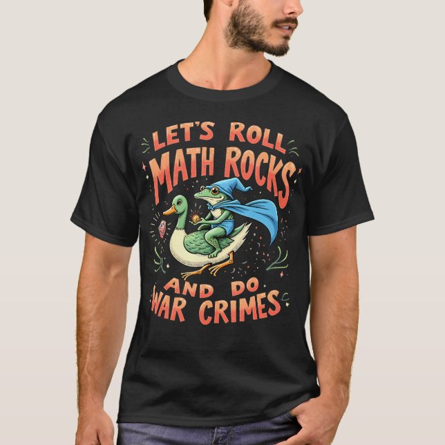 Camiseta Chaos Roll Frog Wizard Math Rocks Tabletop Meme De (Anverso)