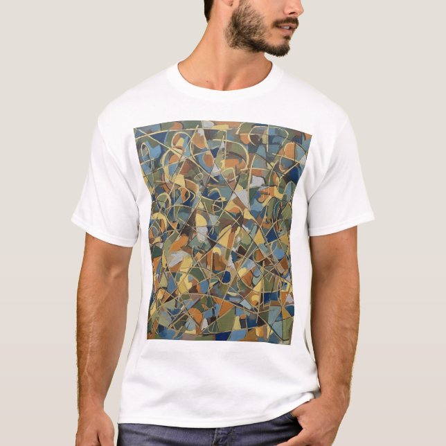 Camiseta Chaotic Abstract Art T-Shirt (Anverso)