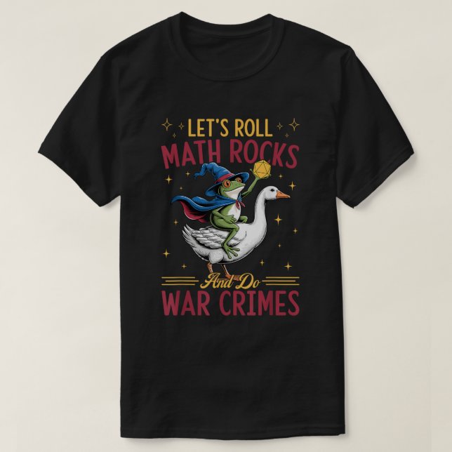 Camiseta Chaotic DnD Frog Goose Meme Design (Diseño del anverso)