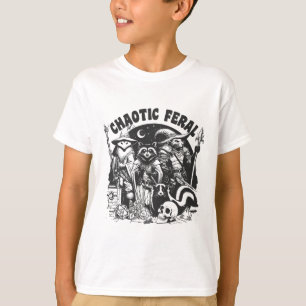 Camiseta Chaotic Feral Funny Raccoon Possum Skunk Boardgame