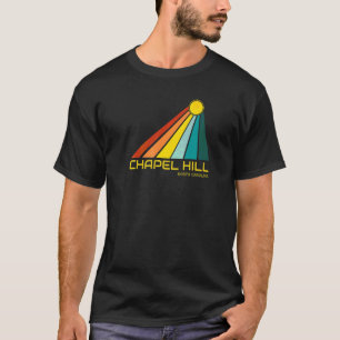 Camiseta Chapel Hill North Carolina Retro Style Sunset 70s
