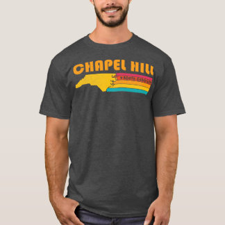 Camiseta Chapel Hill North olina Vintage Distresres Souveni