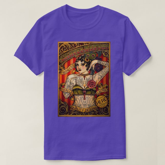 Camiseta CHAPEL TATTOO Vintage Body Advertising Art (Diseño del anverso)