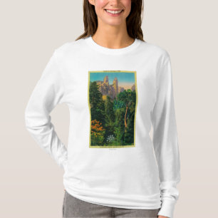 Camiseta Chapiteles de la catedral y valle de Yosemite