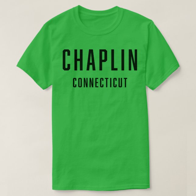 Camiseta Chaplin Connecticut TShirt (Diseño del anverso)