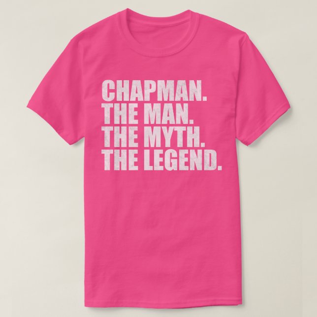 Camiseta ChapmanChapman Nombre de familia Chapman apellido  (Diseño del anverso)