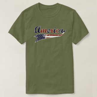 Camiseta chapoteante de América