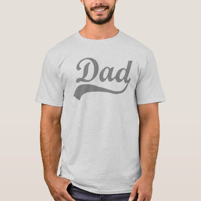 Camiseta chapoteante grande del día de padre del (Anverso)