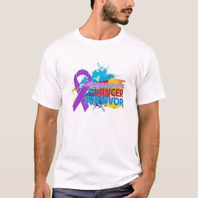 Camiseta Chapoteo del color - superviviente de (Anverso)