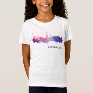 Camiseta Chapoteo del horizonte de Londres Inglaterra