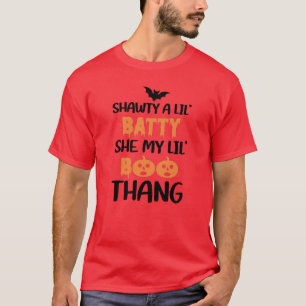 Camiseta chapucero una lila batty ella mi lil boo thang01