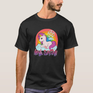 Camiseta chapuzón satanés unicornio divertido jo feliz