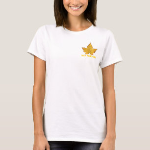 Camiseta Chaqueta Canadá con la bandera de Canadá para muje