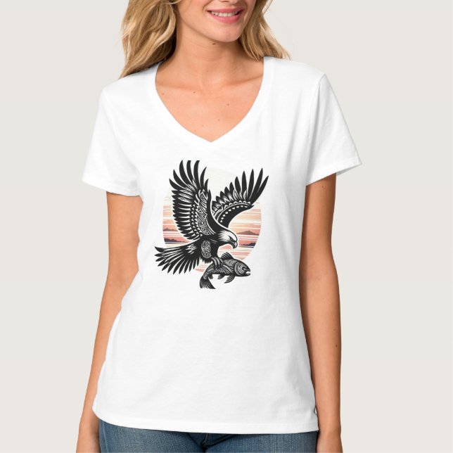 Camiseta Chaqueta de águila (Anverso)