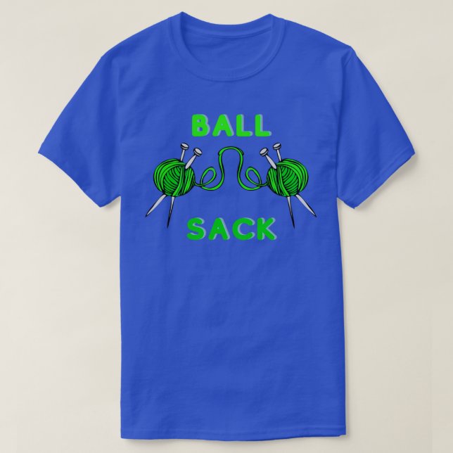 Camiseta Chaqueta de bolas de punto verde (Diseño del anverso)