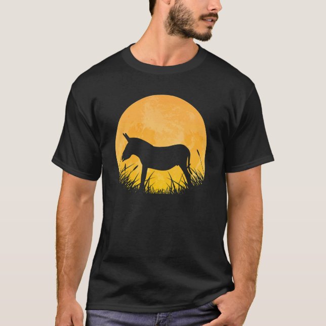 Camiseta Chaqueta de burro fácil de Halloween Jackass Mule  (Anverso)