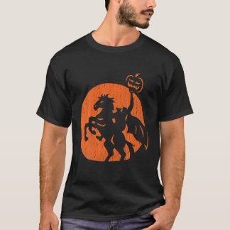 Camiseta Chaqueta de calabaza de halloween sin cabeza de ji