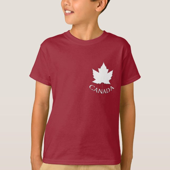 Camiseta Chaqueta de Canadá para niños personaliza a Canadá (Anverso)