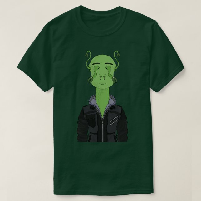 Camiseta Chaqueta de cuero (Diseño del anverso)