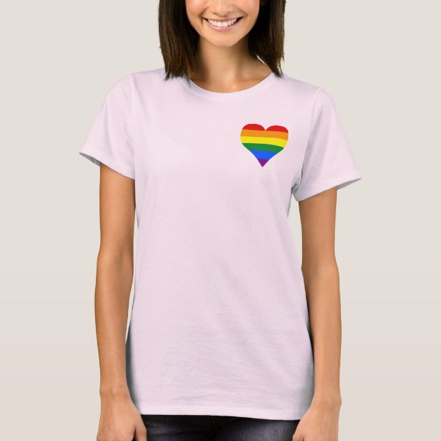 Camiseta Chaqueta de orgullo LGBT (Anverso)