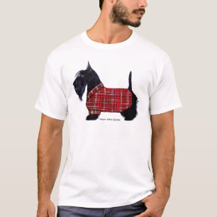 Camiseta Chaqueta del día de fiesta del escocés