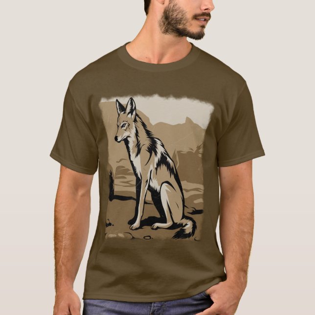 Camiseta Chaqueta estilizada (Anverso)