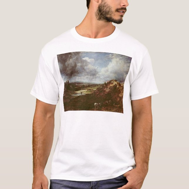 Camiseta Charca de la colina de la rama de John Constable (Anverso)