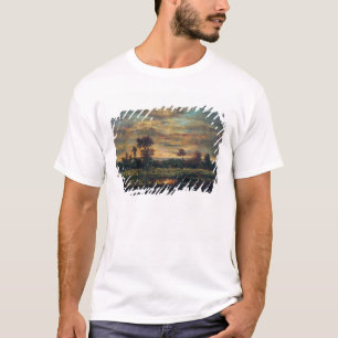 Camiseta Charca en el borde de una madera