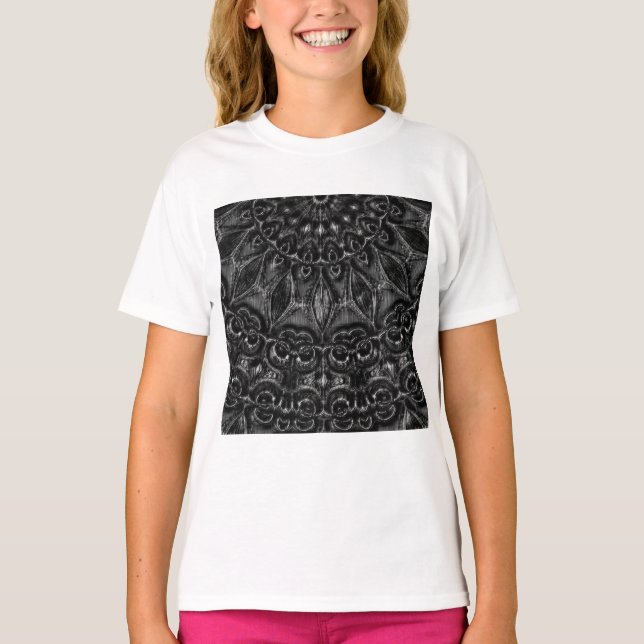 Camiseta Charcoal Mandala  (Anverso)