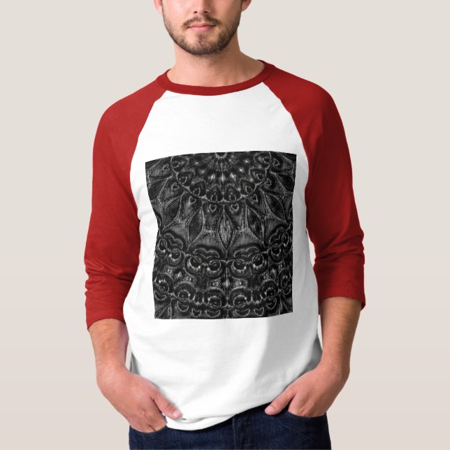 Camiseta Charcoal Mandala  T-Shirt (Anverso)