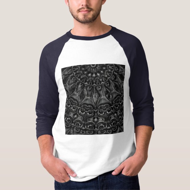 Camiseta Charcoal Mandala  T-Shirt (Anverso)