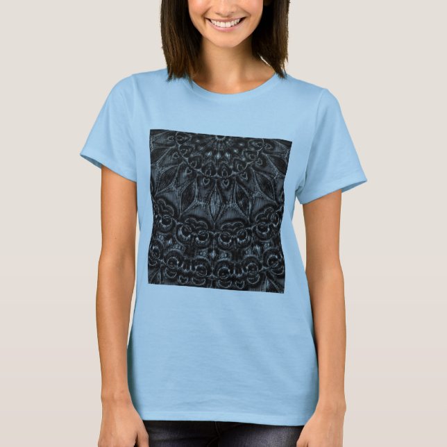Camiseta Charcoal Mandala  T-Shirt (Anverso)