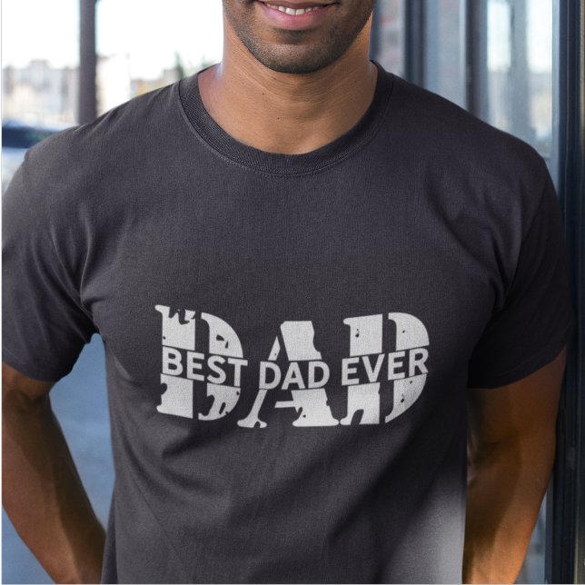 Camiseta CHARCOAL MODERNO DEL Día del Mejor Papá (Subido por el creador)