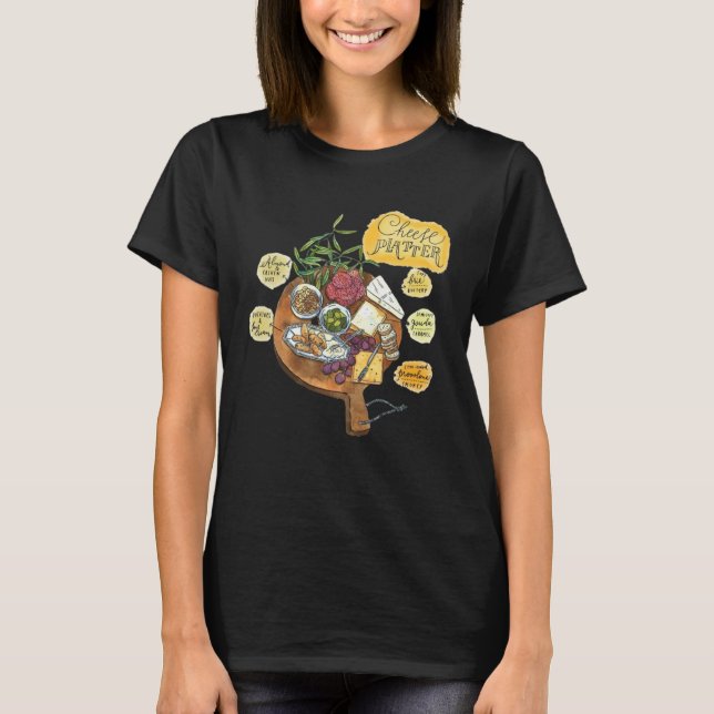 Camiseta Charcuterie Cheese Board Hostess (Anverso)
