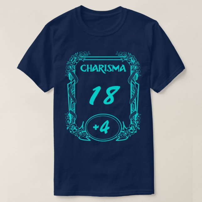 Camiseta Charisma Stat (Diseño del anverso)