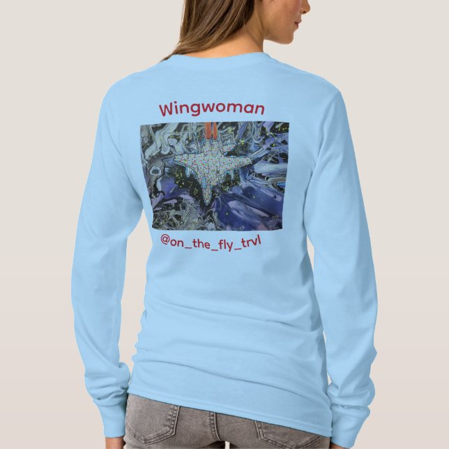 Camiseta Charitable Wingwoman Long Sleeve- Woman's (Reverso)