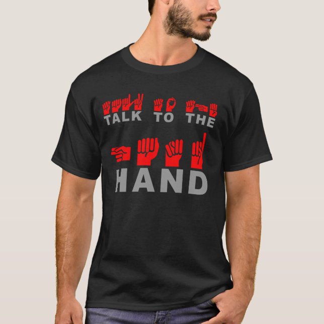 Camiseta Charla a la mano (Anverso)