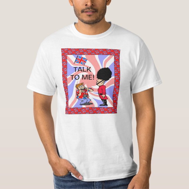 Camiseta ¡Charla a mí! (Anverso)