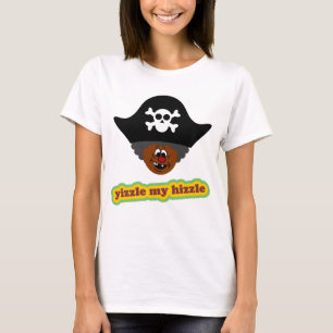 Camiseta Charla como un pirata negro