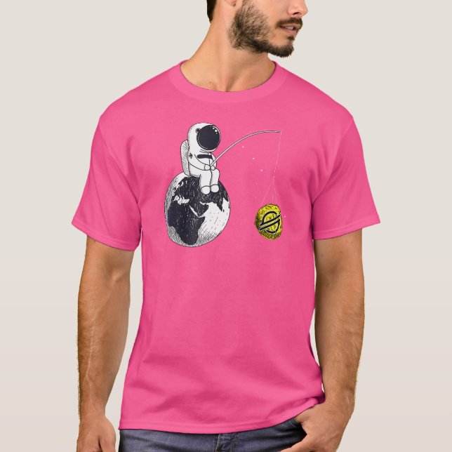 Camiseta Charla de Criptomoneda Stellar Lu Al Mes Espacio M (Anverso)