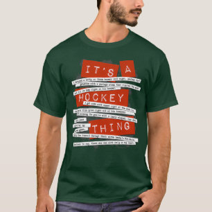 Camiseta Charla de hockey sobre hockey divertidos dichos y